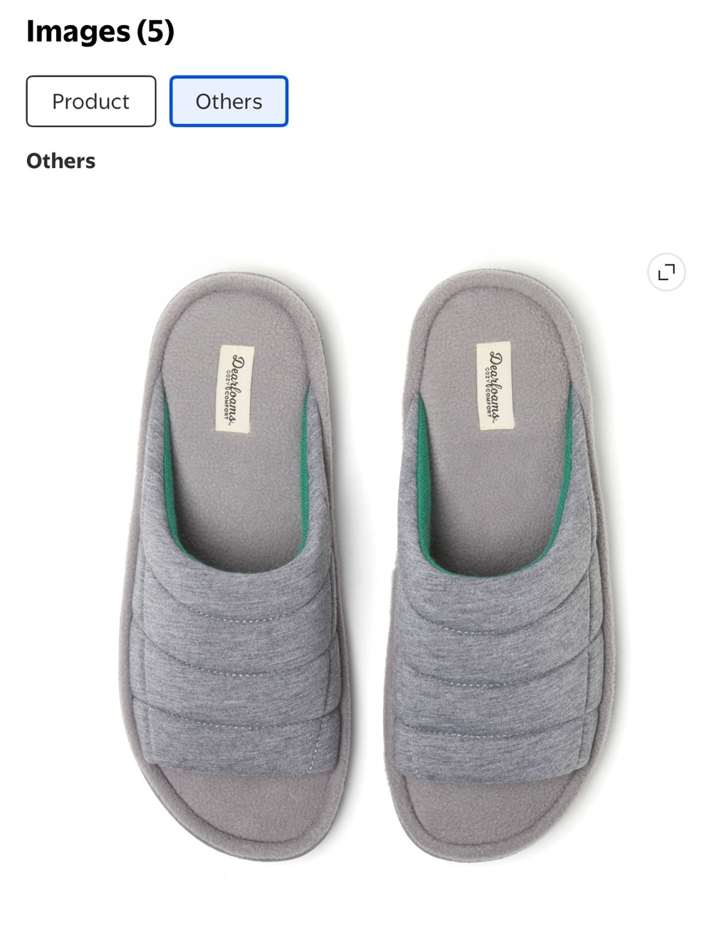 Gray Slide-On Women’s Slippers by